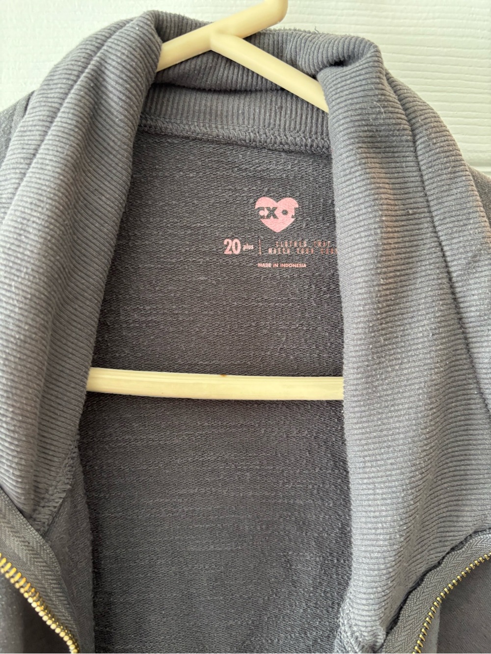 Kids' Gray Zip Hoodie Sweatshirt